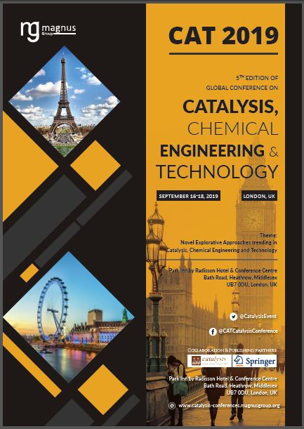5th Edition of Global Conference on Catalysis, Chemical Engineering & Technology Book